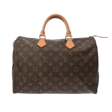 ルイ ヴィトン モノグラム スピーディ35 ブラウン M41524 モノグラムキャンバス レディース バッグ 【中古】【bag】