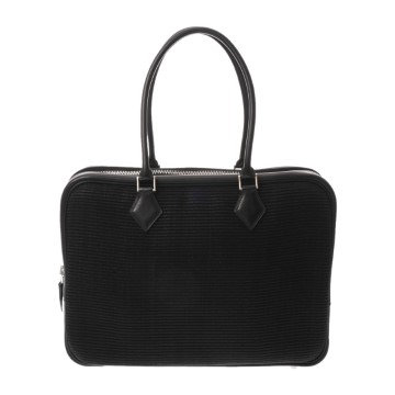 エルメス プリュム 32 ブラック クリノラン/ヴォ―ガリバー レディース バッグ 【中古】【bag】