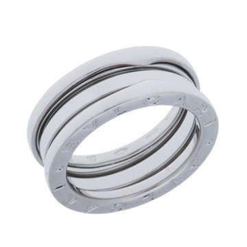 ブルガリ B.ZERO1リング #53 シルバー K18ホワイトゴールド WG レディース ジュエリー 【中古】【jewelry】