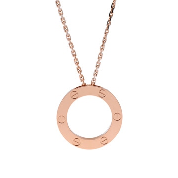 カルティエ ラブサークル ネックレス ゴールド レディース ジュエリー 【中古】【jewelry】