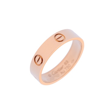 カルティエ ラブリング #63 ゴールド K18ピンクゴールド PG メンズ ジュエリー 【中古】【jewelry】