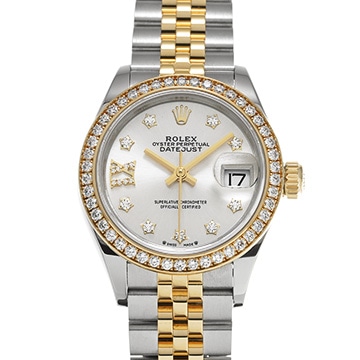 ロレックス レディ デイトジャスト 28 279383RBR シルバー/ダイヤモンド レディース 時計 【中古】【wristwatch】
