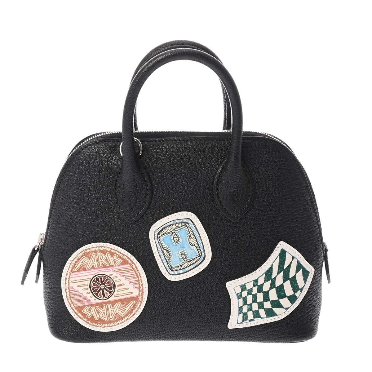 エルメス ボリード 1923 ミニ ピケ コレ 恵比寿明治通り店 100周年記念モデル ブラック シェーブル/ヴォースイフト レディース バッグ 【未使用】【bag】