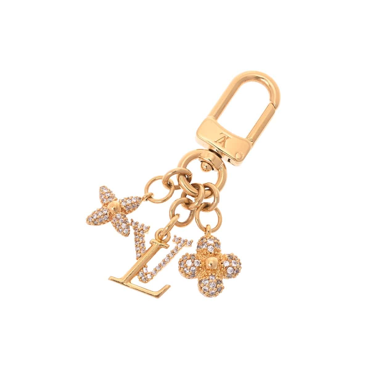 ルイ ヴィトン マイクロチャーム LV アイコニック ゴールド M01566 メタル/ストラス ユニセックス 【中古】【other】