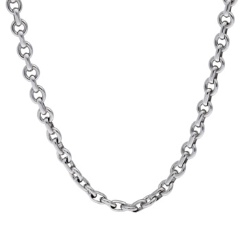 ショーメ チェーン ネックレス シルバー K18ホワイトゴールド WG レディース ジュエリー 【中古】【jewelry】