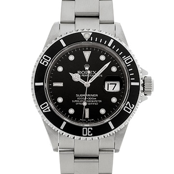 ロレックス サブマリーナ デイト 16610 ブラック メンズ 時計 【中古】【wristwatch】