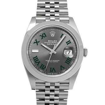 ロレックス デイトジャスト 41 126300 スレートグレー メンズ 時計 【中古】【wristwatch】