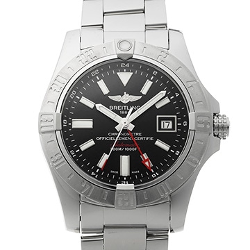 ブライトリング アベンジャー II GMT A3239011/BC35 ブラック メンズ 時計 【中古】【wristwatch】