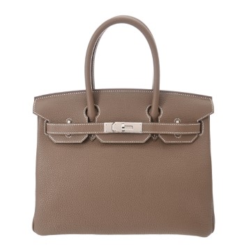 エルメス バーキン 30  エトゥープ トゴ レディース バッグ 【中古】【bag】