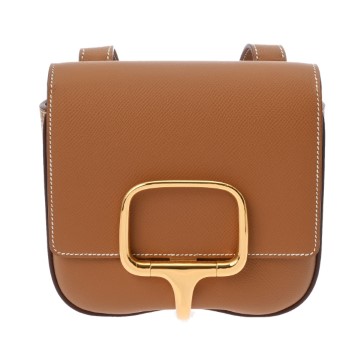 エルメス デッラカヴァッレリア ゴールド ヴォーエプソン レディース バッグ 【中古】【bag】