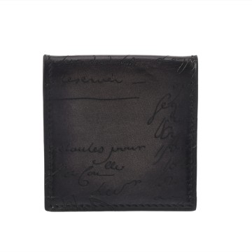 ベルルッティ オリジン マネーパース ブラック 235723 ヴェネチアカーフレザー メンズ 財布 【中古】【purse】