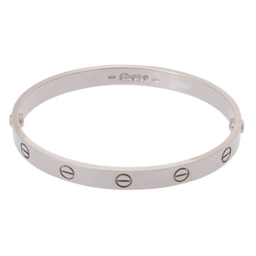 カルティエ ラブブレスレット #18 旧型 シルバー K18ホワイトゴールド WG レディース ジュエリー 【中古】【jewelry】