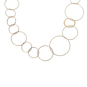 ティファニー ハマード ロンド ネックレス ゴールド K18イエローゴールド YG レディース ジュエリー 【中古】【jewelry】