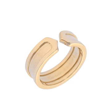 カルティエ C2リング #51 ゴールド K18イエローゴールド YG レディース ジュエリー 【中古】【jewelry】