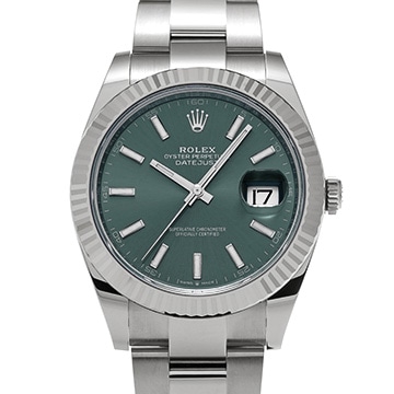 ロレックス デイトジャスト 41 126334 ミントグリーン メンズ 時計 【新品】【wristwatch】
