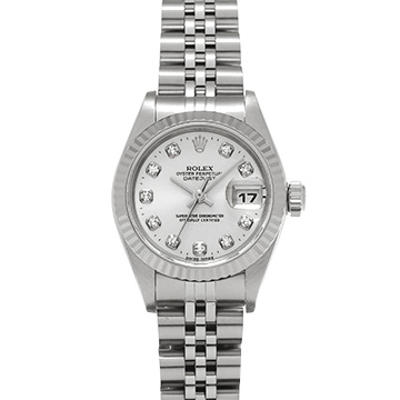 ロレックス デイトジャスト 79174G シルバー/ダイヤモンド レディース 時計 【中古】【wristwatch】