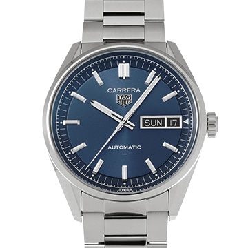 タグ ホイヤー カレラ デイデイト 41ｍｍ TH31-02 WDA2112.BA0043 ブルー メンズ 時計 【中古】【wristwatch】