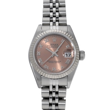 ロレックス デイトジャスト 79174 ピンク レディース 時計 【中古】【wristwatch】