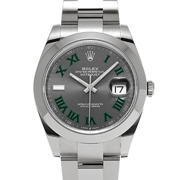 ロレックス デイトジャスト 41 126300 スレートグレー メンズ 時計 【中古】【wristwatch】