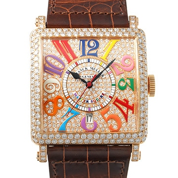 フランクミュラー マスタースクエア 6000HSCDT ダイヤモンド メンズ 時計 【中古】【wristwatch】