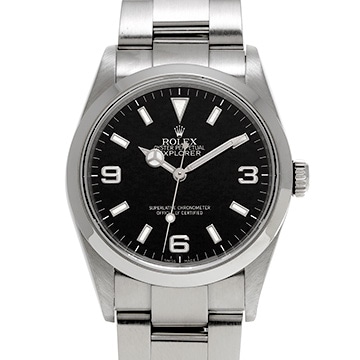 ロレックス エクスプローラー 114270 ブラック メンズ 時計 【中古】【wristwatch】
