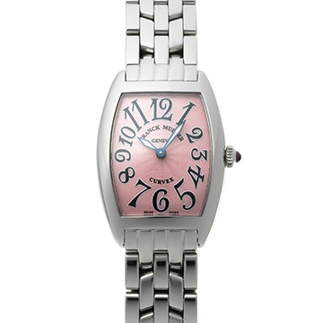 フランクミュラー トノウカーベックス 1752QZ ピンク レディース 時計 【中古】【wristwatch】