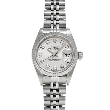 ロレックス デイトジャスト 79174G シルバー/ダイヤモンド レディース 時計 【中古】【wristwatch】