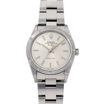 ロレックス エアキング 14010 シルバー メンズ 時計 【中古】【wristwatch】