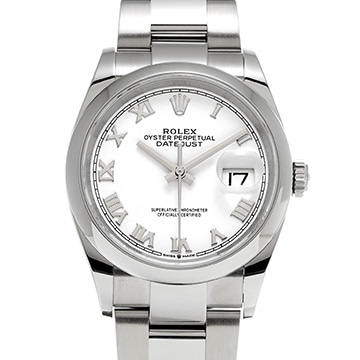 ロレックス デイトジャスト 36 126200 ホワイト メンズ 時計 【中古】【wristwatch】