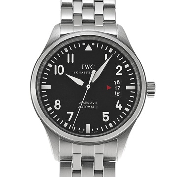 IWC パイロットウォッチ マーク XVII IW326504 ブラック メンズ 時計 【中古】【wristwatch】