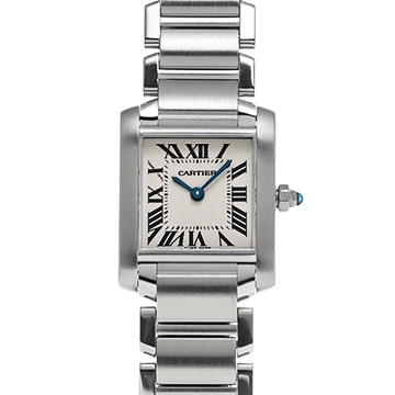 カルティエ タンクフランセーズ SM　 W51008Q3 シルバー レディース 時計 【中古】【wristwatch】