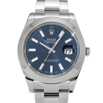 ロレックス デイトジャストII 116300 ブルー メンズ 時計 【中古】【wristwatch】