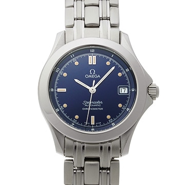 オメガ シーマスター 120 2501.80 ブルー メンズ 時計 【中古】【wristwatch】