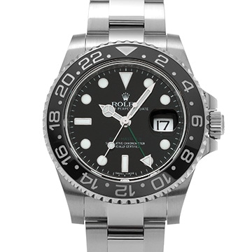 ロレックス GMTマスターII 116710LN ブラック メンズ 時計 【中古】【wristwatch】