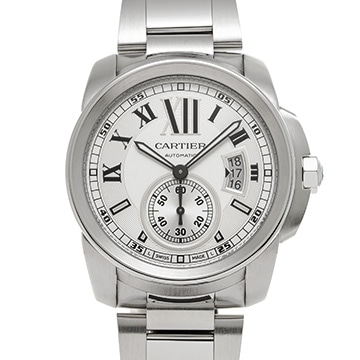 カルティエ カリブル ドゥ カルティエ W7100015 シルバー メンズ 時計 【中古】【wristwatch】