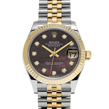 ロレックス デイトジャスト 31 278273G ブラックシェル/ダイヤモンド ユニセックス 時計 【新品】【wristwatch】