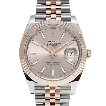 ロレックス デイトジャスト 41 126331 サンダスト メンズ 時計 【新品】【wristwatch】