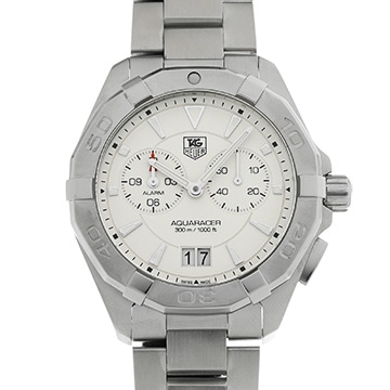 タグ ホイヤー アクアレーサー ウォッチアラーム WAY111Y.BA0928 シルバー メンズ 時計 【中古】【wristwatch】