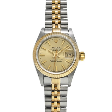 ロレックス デイトジャスト 26 69173 シャンパン レディース 時計 【中古】【wristwatch】