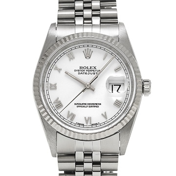 ロレックス デイトジャスト 16234 ホワイト メンズ 時計 【中古】【wristwatch】