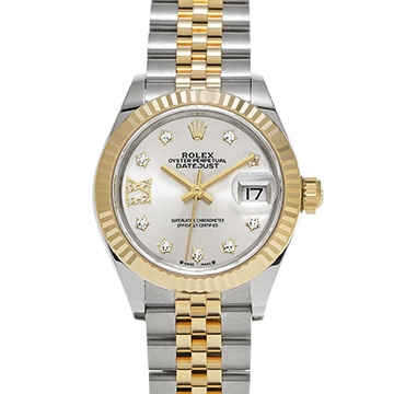 ロレックス レディ デイトジャスト 28 279173G シルバー/ダイヤモンド レディース 時計 【新品】【wristwatch】