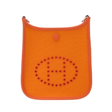エルメス ネオ エヴリン TPM  オレンジ トワルオフィシエ/ヴォースイフト レディース バッグ 【中古】【bag】