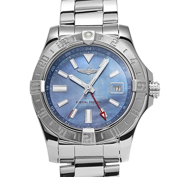 ブライトリング アベンジャー II GMT マザーオブパール A3239011/C930 ブルーシェル メンズ 時計 【中古】【wristwatch】