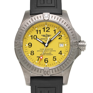 ブライトリング アベンジャー シーウルフ E17370 イエロー メンズ 時計 【中古】【wristwatch】