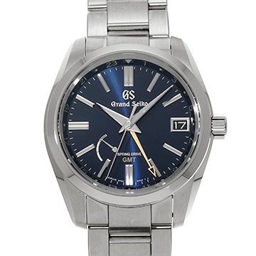 グランドセイコー ヘリテージコレクション スプリングドライブ GMT SBGE281 ミッドナイトブルー メンズ 時計 【中古】【wristwatch】