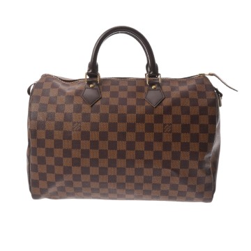 ルイ ヴィトン ダミエ スピーディ 35 ブラウン N41523 ダミエキャンバス ユニセックス バッグ 【中古】【bag】