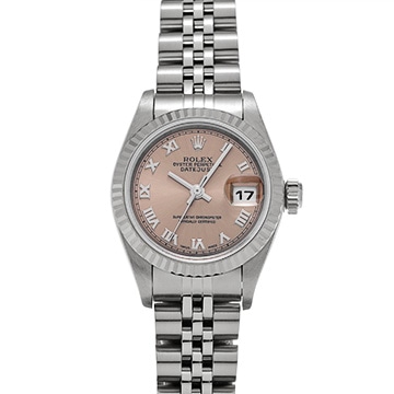 ロレックス デイトジャスト 79174 ピンク レディース 時計 【中古】【wristwatch】