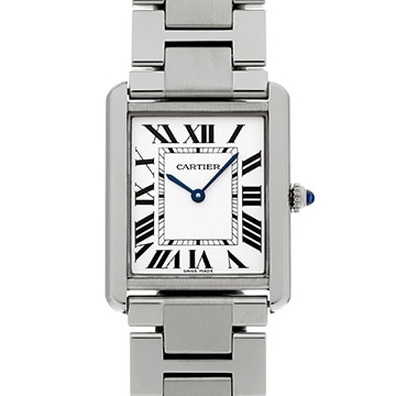 カルティエ タンク ソロ LM W5200014 シルバー ユニセックス 時計 【中古】【wristwatch】
