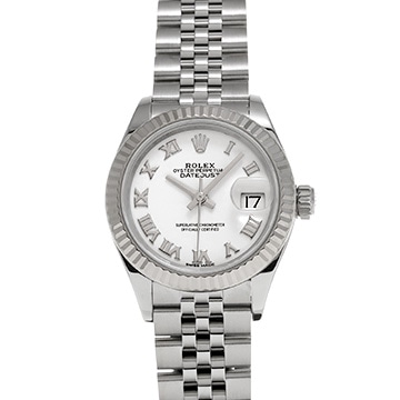 ロレックス レディ デイトジャスト 28 279174 ホワイト レディース 時計 【中古】【wristwatch】