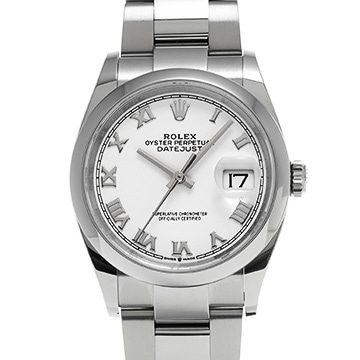 ロレックス デイトジャスト 36 126200 ホワイト メンズ 時計 【中古】【wristwatch】